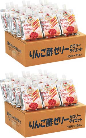 PG in りんご酢ゼリーお買得パック (15個入り×2パック)